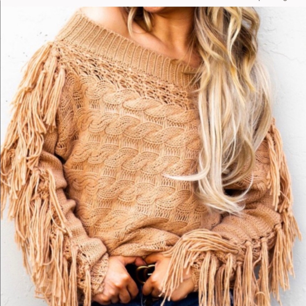 Cowgirl Fringed Sweater
